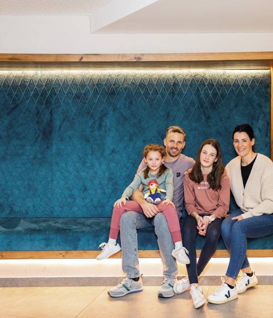Gastgeberfamilie im Hotel Kindl
