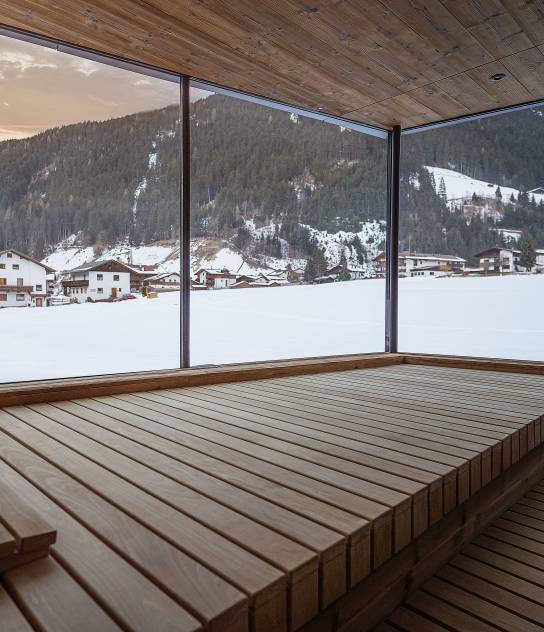 Panoramasauna im Hotel Kindl