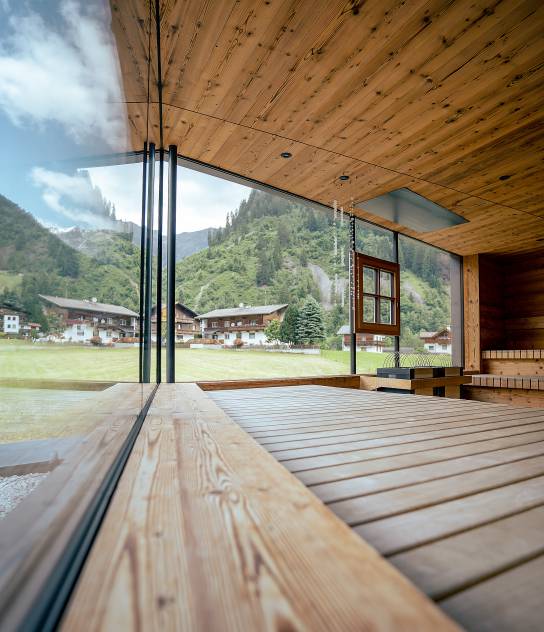 Sauna mit Aussicht