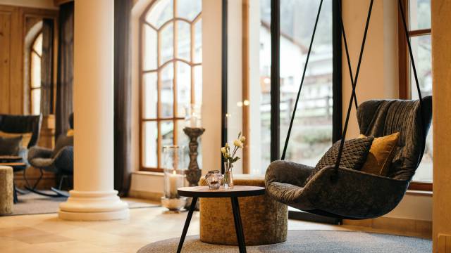 Elegantes Interieur des Stubaital-Hotels