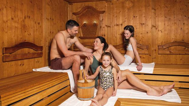 Familiensauna im Hotel Kindl