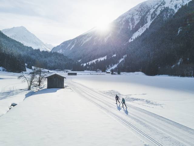 Skilanglauf im Stubaital Tirol