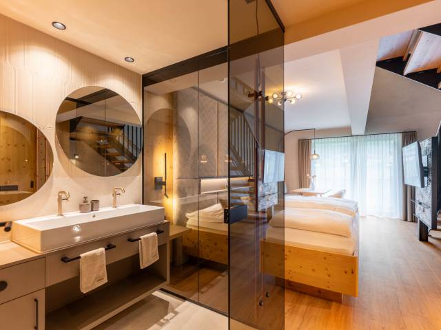 Familiensuite Superior Zirbe mit Familienbett - Alpenhotel Kindl