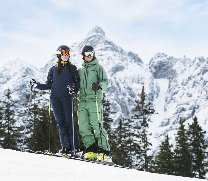 Skifahren im Stubaital