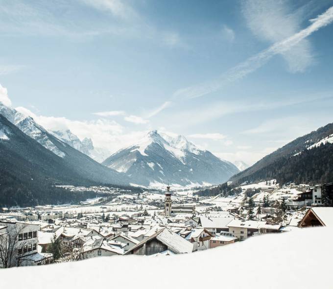 Das Stubaital in Tirol im Winter