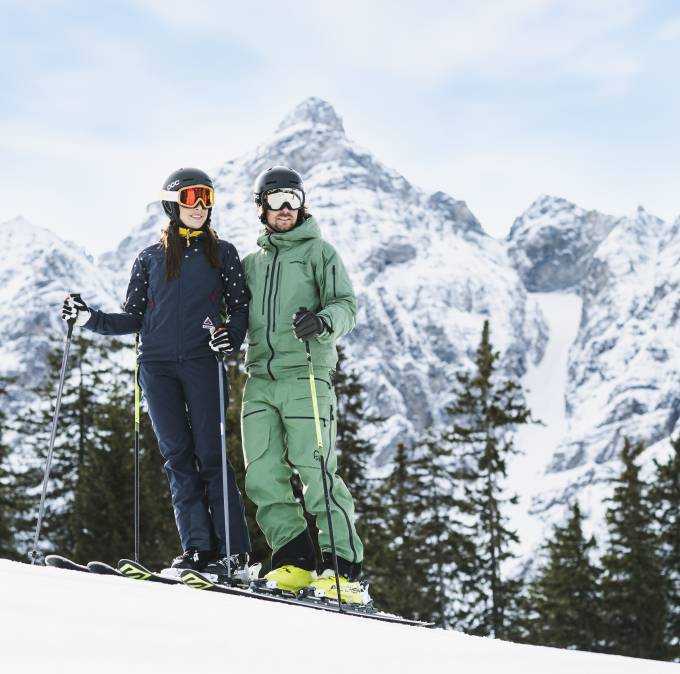 Skifahren im Stubaital
