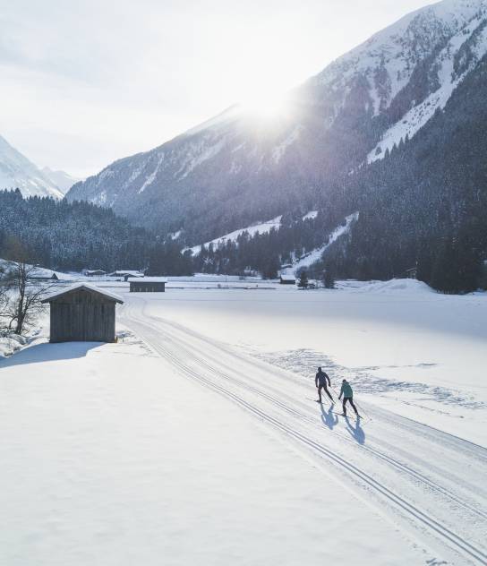 Skilanglauf im Stubaital Tirol