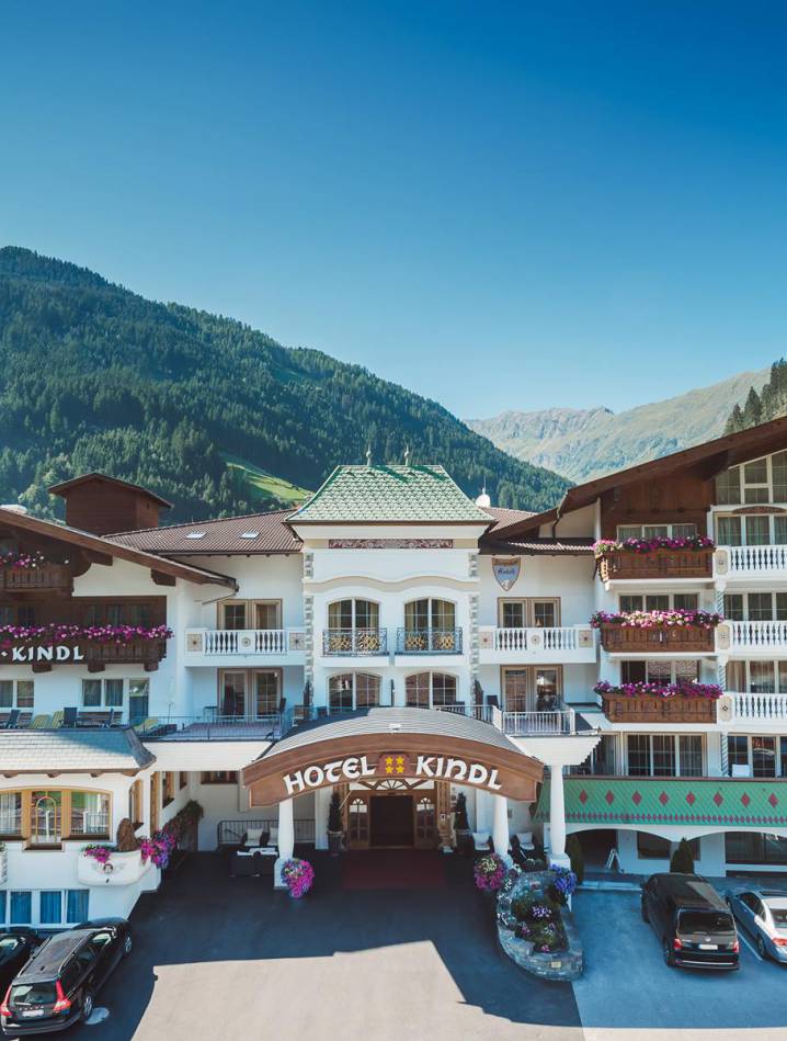 Hotel Kindl im Stubaital Tirol Außenansicht