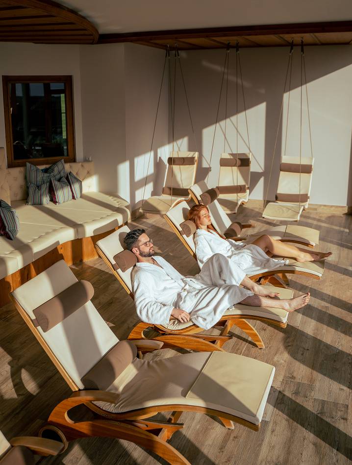 Pleasure in the wellness area: Adult-only
spa area - Alpenhotel Kindl