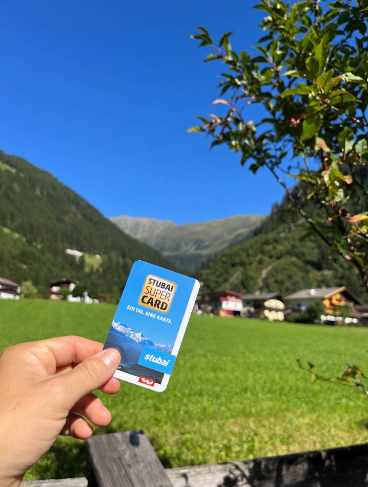 One card for the whole valley: Stubai Super Card - Alpenhotel Kindl